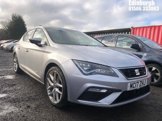 Location: Edinburgh - 2017 SEAT LEON FR TECHNOLOGY TSI 5 Door Hatchback REG: MC17ZHJ, Keys: No, MOT Expiry date: 09/08/2024, 1395 Petrol, 6 Speed Manual Petrol, Former Keepers: 3