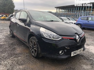 Location: Edinburgh - 2013 RENAULT CLIO D-QUE M-NAV ENERGY T 5 Door Hatchback REG: SN63UAE, Keys: No, MOT Expiry date: 27/03/2025, 899 Petrol, 5 Speed Manual Petrol, Former Keepers: 1
