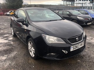 Location: Edinburgh - 2013 SEAT IBIZA TOCA 3 Door Hatchback REG: SD63VKT, Keys: No, MOT Expiry date: 18/02/2025, 1390 Petrol, 5 Speed Manual Petrol, Former Keepers: 9