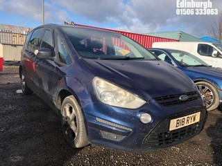 Location: Edinburgh - 2010 FORD S-MAX ZETEC TDCI MPV REG: B18RYW, Keys: No, MOT Expiry date: 13/06/2025, 1997 Diesel, 6 Speed Manual Diesel, Former Keepers: 8