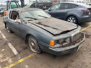NOTE: ATF Registered Buyers ONLY - Location: North Woolwich - 1984 MERCURY  COUGAR Coupe REG: A268VVX, Keys: No , 3800 Petrol, AUTOMATIC, Former Keepers: 2