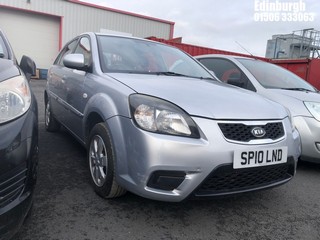 Location: Edinburgh - 2010 KIA RIO STRIKE 5 Door Hatchback REG: SP10LND, Keys: No, MOT Expiry date: 01/06/2024, 1399 Petrol, 5 Speed Manual Petrol, Former Keepers: 7