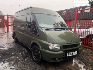 NOTE: ATF Registered Buyers ONLY - Location: Edinburgh - 2005 FORD TRANSIT 280 MWB Panel Van REG: ND05EFJ, Keys: No, 1998 Diesel, 5 Speed Manual Diesel, Former Keepers: 10