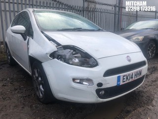 Location: Mitcham - 2014 FIAT PUNTO EASY 3 Door Hatchback REG: EK14HHM, Keys: No, MOT Expiry date: 22/10/2024, 1242 Petrol, 5 Speed Manual Petrol, Former Keepers: 4