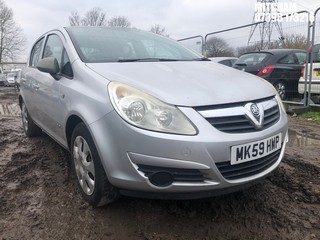 Location: Mitcham - 2009 VAUXHALL CORSA CLUB AC 16V 5 Door Hatchback REG: MK59HWP, Keys: No, MOT Expiry date: 22/06/2024, 1364 Petrol, 5 Speed Manual Petrol, Former Keepers: 4