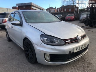 Location: Nottingham - 2009 VOLKSWAGEN GOLF GTD 5 Door Hatchback REG: RUI2032, Keys: No, MOT Expiry date: 15/09/2025, 1968 Diesel, 6 Speed Manual Diesel, Former Keepers: 13