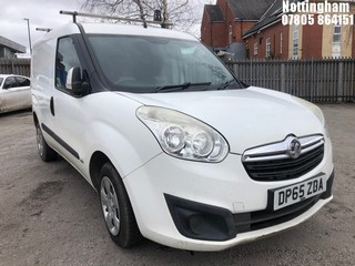 Location: Nottingham - 2015 VAUXHALL COMBO 2000 L1H1 CDTI SPOR Panel Van REG: DP65ZDA, Keys: No, MOT Expiry date: 07/04/2025, 1248 Diesel, 5 Speed Manual Diesel, Former Keepers: 6
