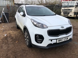 Location: Peterborough - 2017 KIA SPORTAGE 3 ISG CRDI Estate REG: WN17ZSW, Keys: Yes, MOT Expiry date: 19/08/2024, 1685 Diesel, 6 Speed Manual Diesel, Former Keepers: 2