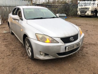Location: Peterborough - 2006 LEXUS IS 220D 4 Door Saloon REG: EO56TWD, Keys: No, MOT Expiry date: 28/01/2025, 2231 Diesel, 6 Speed Manual Diesel, Former Keepers: 4