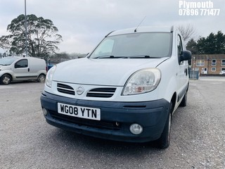Location: Plymouth - 2008 NISSAN KUBISTAR SE DCI 75 Panel Van REG: WG08YTN, Keys: No, MOT Expiry date: 15/06/2024, 1461 Diesel, 5 Speed Manual Diesel, Former Keepers: 4