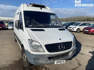 Location: Hull - 2011 MERCEDES-BENZ SPRINTER 313 CDI Panel Van REG: BV61KLF, Keys: No, MOT Expiry date: 22/03/2025, 2143 Diesel, 6 Speed Manual Diesel, Former Keepers: 3
