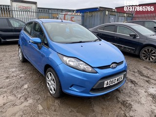 Location: Leeds - 2011 FORD FIESTA EDGE TDCI 68 5 Door Hatchback REG: AO60WEK, Keys: No, MOT Expiry date: 18-01-2025, 1399 Diesel, 5 Speed Manual Diesel, Former Keepers: 6