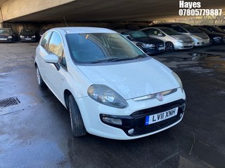 Location:  Hayes - 2011 FIAT PUNTO EVO MYLIFE 3 Door Hatchback REG: LV11XNH, Keys: No, MOT Expiry date: 18/01/2025, 1242 Petrol, 5 Speed Manual Petrol, Former Keepers: 4