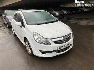 Location:  Hayes - 2010 VAUXHALL CORSA SXI 3 Door Hatchback REG: YE59LBF, Keys: No, MOT Expiry date: 11/02/2025, 1229 Petrol, 5 Speed Manual Petrol, Former Keepers: 6