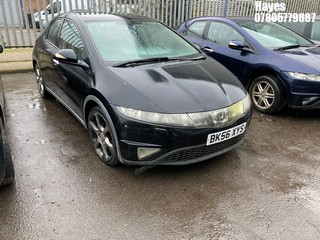 Location:  Hayes - 2006 HONDA CIVIC EX I-CTDI 5 Door Hatchback REG: BK56XYS, Keys: No, MOT Expiry date: 02/11/2023, 2204 Diesel, 6 Speed Manual Diesel, Former Keepers: 6