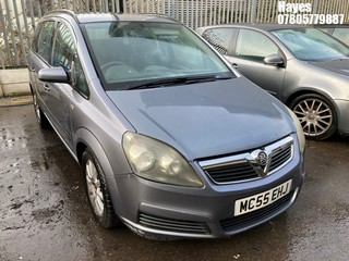 Location:  Hayes - 2006 VAUXHALL ZAFIRA CLUB MPV REG: MC55EHJ, Keys: No, MOT Expiry date: 02/12/2024, 1598 Petrol, 5 Speed Manual Petrol, Former Keepers: 6