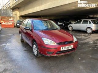 Location:  Hayes - 2003 FORD FOCUS CL 5 Door Hatchback REG: FD03RUJ, Keys: No, MOT Expiry date: 22/04/2025, 1388 Petrol, 5 Speed Manual Petrol, Former Keepers: 7