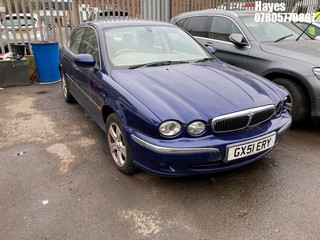 Location:  Hayes - 2001 JAGUAR X-TYPE V6 SE AUTO 4 Door Saloon REG: GX51ERY, Keys: No, MOT Expiry date: 18/04/2025, 2967 Petrol, 5 Speed Auto Petrol, Former Keepers: 3