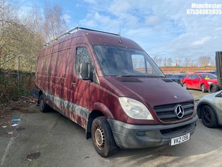 Location: Manchester - 2008 MERCEDES SPRINTER 311 CDI LWB Panel Van REG: VKZ1396, 2148 Diesel, 6 Speed Manual Diesel, Former Keepers: 3, Keys: No, MOT Expiry date: 05/10/2022