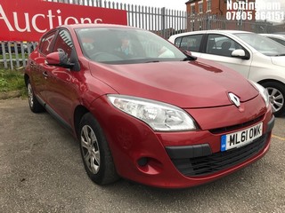 Location: Nottingham - 2011 RENAULT  MEGANE PZAZ 5 DOOR HATCHBACK REG: ML61OWK, 1598cc PETROL, 5 SPEED MANUAL PETROL, Former Keepers: 2, Keys: Yes, MOT Expiry date: 06/03/2025
