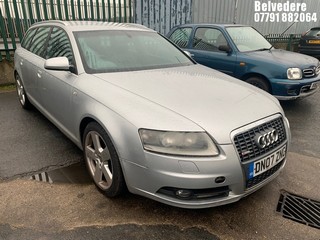Location: Belvedere - 2007 AUDI A6 S LINE TDI Estate REG: DN07ZNC, Keys: No, MOT Expiry date: 22/12/2025, 1968 Diesel, Variable 1 Speed Auto Diesel, Former Keepers: 7