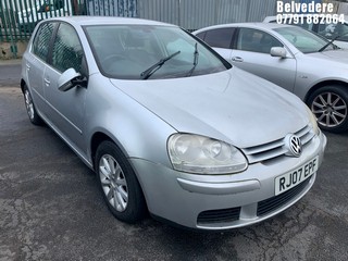 Location: Belvedere - 2007 VOLKSWAGEN GOLF MATCH FSI 115 A 5 Door Hatchback REG: RJ07EPF, Keys: No, MOT Expiry date: 21.05.2025, 1598 Petrol, 6 Speed Auto Petrol, Former Keepers: 7