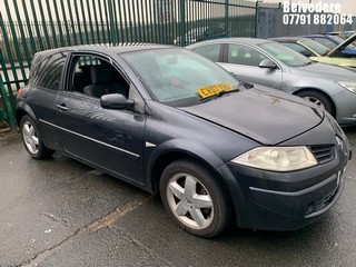 Location: Belvedere - 2007 RENAULT MEGANE EXTREME DCI 86 3 Door Hatchback REG: CV07YBU, Keys: No, MOT Expiry date: 28.07.2023, 1461 Diesel, 5 Speed Manual Diesel, Former Keepers: 7