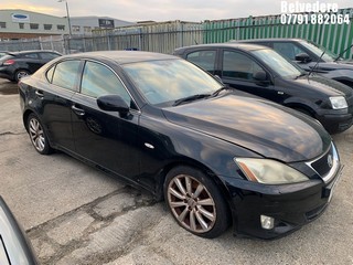 Location: Belvedere - 2006 LEXUS IS 250 SE-L AUTO 4 Door Saloon REG: FD55MFO, Keys: No, MOT Expiry date: 09.04.2025, 2499 Petrol, 6 Speed Auto Petrol, Former Keepers: 4