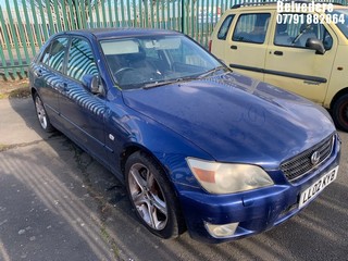 Location: Belvedere - 2002 LEXUS IS200 SE AUTO 4 Door Saloon REG: LL02KYB, Keys: No, MOT Expiry date: 05/05/2024, 1988 Petrol, 4 Speed Auto Petrol, Former Keepers: 5