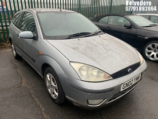 Location: Belvedere - 2002 FORD FOCUS SILVER 3 Door Hatchback REG: GN02YMM, Keys: No, MOT Expiry date: 31/10/2024, 1596 Petrol, 5 Speed Manual Petrol, Former Keepers: 7
