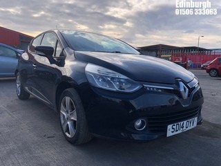 Location: Edinburgh - 2014 RENAULT  CLIO DYNAMIQUE MEDIANAV 5 DOOR HATCHBACK REG: SD14OYV, 1149cc PETROL, 5 SPEED MANUAL PETROL, Former Keepers: 2, Keys: Yes, MOT Expiry date: 28/02/2025
