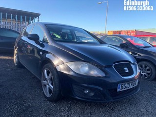 Location: Edinburgh - 2010 SEAT LEON SPORT TDI 5 Door Hatchback REG: BG10RBV, Keys: No, MOT Expiry date: 12/12/2024, 1968 Diesel, 6 Speed Manual Diesel, Former Keepers: 5