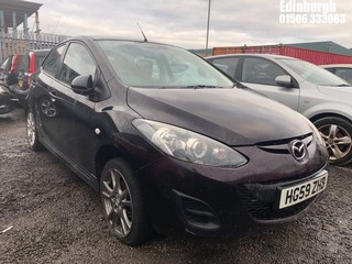 Location: Edinburgh - 2010 MAZDA 2 TAMURA 5 Door Hatchback REG: HG59ZHB, Keys: No, MOT Expiry date: 25/06/2024, 1349 Petrol, 5 Speed Manual Petrol, Former Keepers: 3