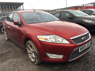 Location: Edinburgh - 2009 FORD MONDEO TITANIUM TDCI 140 5 Door Hatchback REG: ND59JUX, Keys: No, MOT Expiry date: 16/01/2025, 1997 Diesel, 6 Speed Manual Diesel, Former Keepers: 12