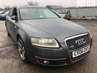Location: Nottingham - 2006 AUDI A6 TDI S LINE Estate REG: CV06OVS, Keys: No, MOT Expiry date: 23/11/2024, 2698 Diesel, 6 Speed Manual Diesel, Former Keepers: 5