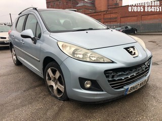 Location: Nottingham - 2010 PEUGEOT 207 SPORT SW HDI Estate REG: BN10WKB, Keys: No, MOT Expiry date: 24/10/2024, 1560 Diesel, 5 Speed Manual Diesel, Former Keepers: 3