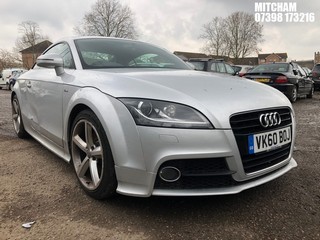 Location: MITCHAM - 2010 AUDI TT S LINE TFSI COUPE REG: VK60BOJ, 1984cc PETROL, 6 SPEED MANUAL PETROL, Former Keepers: 2, Keys: No, MOT: Expiry date15/11/2025