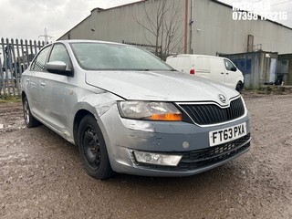 Location: MITCHAM - 2014 SKODA RAPID SE TDI CR  5 DOOR HATCHBACK REG: FT63PXA, 1598cc DIESEL, 5 SPEED MANUAL DIESEL, Former Keepers: 2, Keys: No, MOT: Expiry date25/01/2025