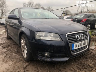 Location: Mitcham - 2010 AUDI A3 SPORT 158 TFSI S-A 5 Door Hatchback REG: KV10NBF, Keys: No, MOT Expiry date: 25/01/2025, 1798 Petrol, 7 Speed S-Auto Petrol, Former Keepers: 9