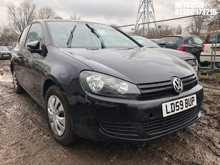 Location: Mitcham - 2009 VOLKSWAGEN GOLF S 3 Door Hatchback REG: LD59BUP, Keys: No, MOT Expiry date: 18/03/2025, 1390 Petrol, 5 Speed Manual Petrol, Former Keepers: 8