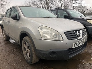Location: Mitcham - 2008 NISSAN QASHQAI VISIA 2WD 5 Door Hatchback REG: EK58CYY, Keys: No, MOT Expiry date: 31/12/2024, 1598 Petrol, 5 Speed Manual Petrol, Former Keepers: 8