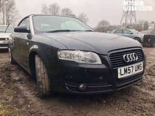 Location: Mitcham - 2008 AUDI A4 S LINE TDI 140 Convertible REG: LM57UMS, Keys: No, MOT Expiry date: 12/04/2023, 1986 Diesel, 6 Speed Manual Diesel, Former Keepers: 6