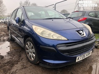 Location: Mitcham - 2006 PEUGEOT 207 S 5 Door Hatchback REG: KT06KRK, Keys: No, MOT Expiry date: 19/07/2025, 1360 Petrol, 5 Speed Manual Petrol, Former Keepers: 5