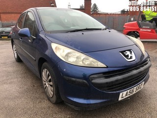 Location: Nottingham - 2007 PEUGEOT 207 S 5 Door Hatchback REG: LA56SRZ, Keys: No, MOT Expiry date: 08/11/2024, 1360 Petrol, 5 Speed Manual Petrol, Former Keepers: 5