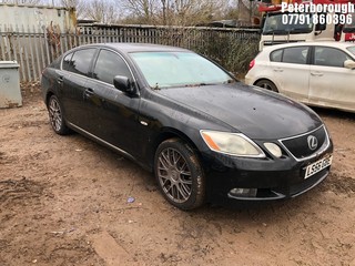 Location: Peterborough - 2006 LEXUS GS 450H SE-L A 4 Door Saloon REG: LS56GBE, Keys: No, MOT Expiry date: 18/08/2025, 3456 Hybrid Electric, Variable 1 Speed Auto Petrol/E, Former Keepers: 4