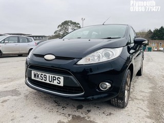Location: Plymouth - 2009 FORD FIESTA ZETEC 82 5 Door Hatchback REG: WK59UPS, Keys: No, MOT Expiry date: 08/12/2024, 1242 Petrol, 5 Speed Manual Petrol, Former Keepers: 4