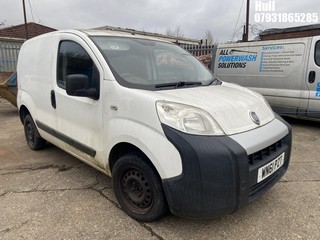 Location: Hull - 2011 FIAT FIORINO 16V MULTIJET Panel Van REG: WN61PZT, Keys: No, MOT Expiry date: 03/11/2025, 1248 Diesel, 5 Speed Manual Diesel, Former Keepers: 5