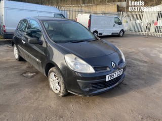 Location: Leeds - 2008 RENAULT CLIO TOMTOM 68 DCI 3 Door Hatchback REG: YB57GZR, Keys: No, MOT Expiry date: 14-03-2025, 1461 Diesel, 5 Speed Manual Diesel, Former Keepers: 8