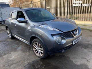 Location: HAYES / HEATHROW - 2011 NISSAN JUKE TEKNA DCI 5 DOOR HATCHBACK REG: MR10RSE, 1461cc DIESEL, 6 SPEED MANUAL DIESEL, Former Keepers: 7, Keys: No, MOT: Expiry date15/02/2025