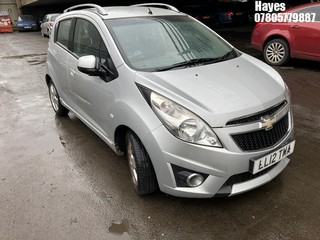 Location:  Hayes - 2012 CHEVROLET SPARK LT 5 Door Hatchback REG: LL12TWA, Keys: No, MOT Expiry date: 01/09/2024, 1206 Petrol, 5 Speed Manual Petrol, Former Keepers: 4